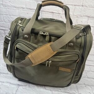 BRIGGS AND RILEY Travelware Baseline 2-Wheel Cabin Bag with Straps Olive U112-7‎